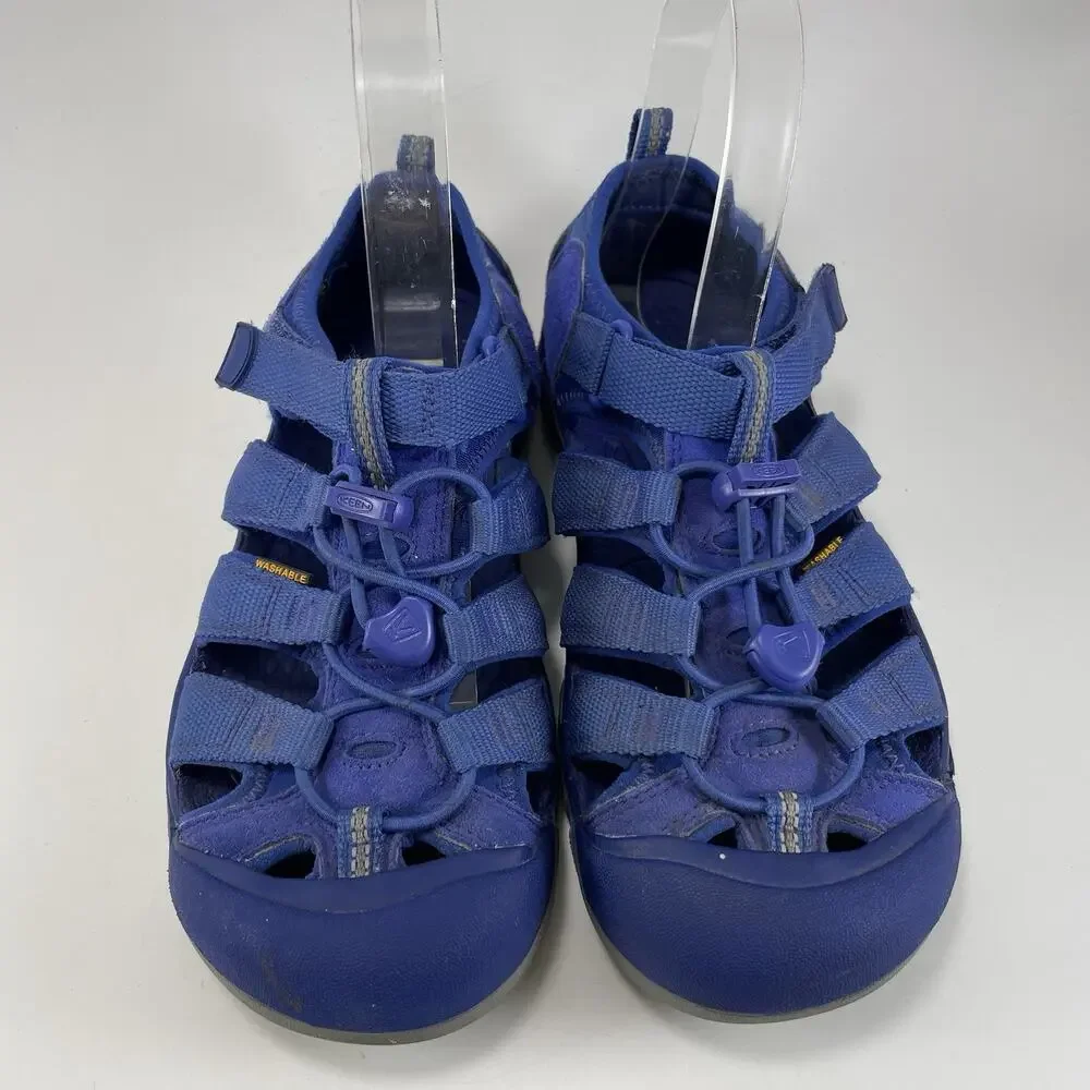 Keen Newport H2 Water Sandals Active Shoes Youth Kid Size 4 Blue Boys Unisex